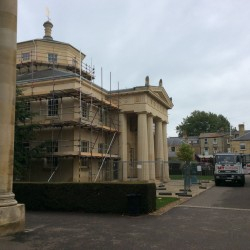 Downing College Library Scaffolding 2