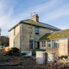 Rear view before scaffolding and roofing